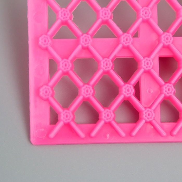 Штамп пластик  Штамп пластик "Ромб с брюликом"12,8х7.5 см