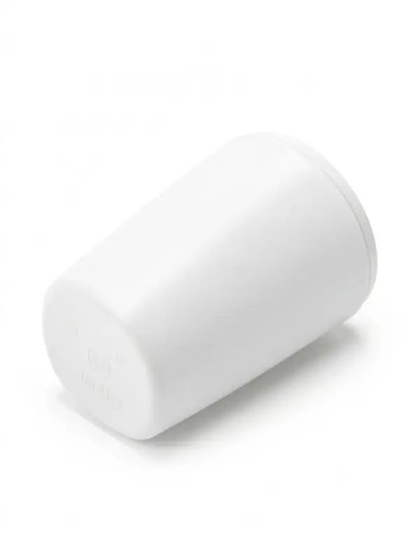 Стакан для зубных щёток Aqua, пластик, белый