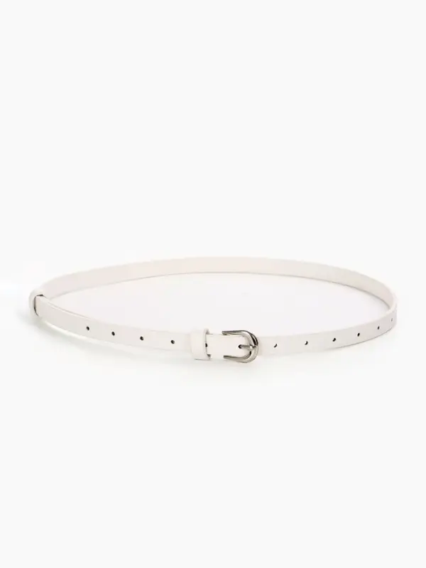 Ремень женский, пряжка металл, 1.4&times;105 см, белый