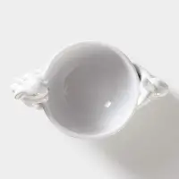 Салатник Доляна &laquo;Зайка в золотом&raquo;, 240 мл, 15.5&times;10&times;10 см