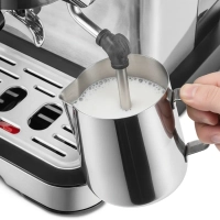 Кофейная станция кофеварка рожковая КТ-7694 (2 в 1)