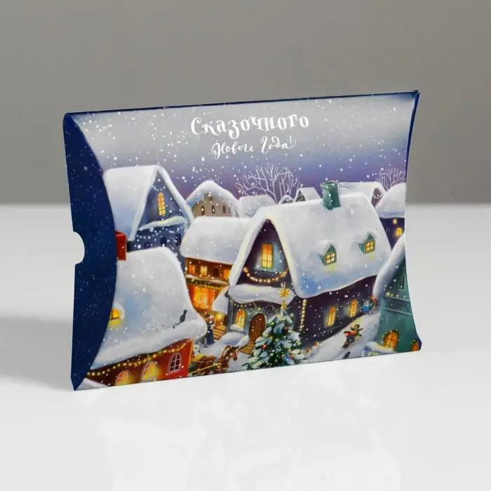 Коробка новогодняя складная фигурная «Волшебного праздника», 26 х 19 х 4 см, Новый год Коробка новогодняя складная фигурная «Волшебного праздника», 26 х 19 х 4 см, Новый год
