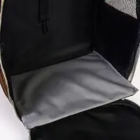 Рюкзак-переноска для кошек и собак, 30 х 21 х 41 см, серо-жёлтый