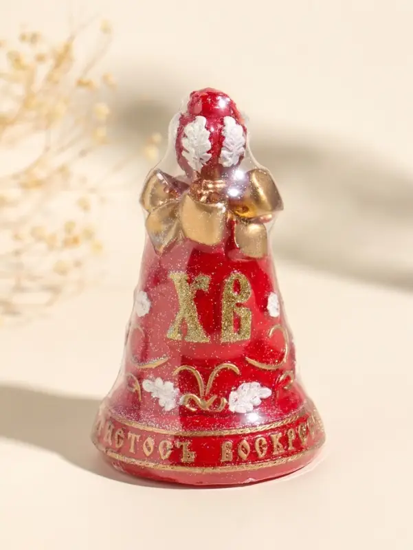 Свеча декоративная "Пасхальный колокольчик" 6,5х10,5 см, 115 гр