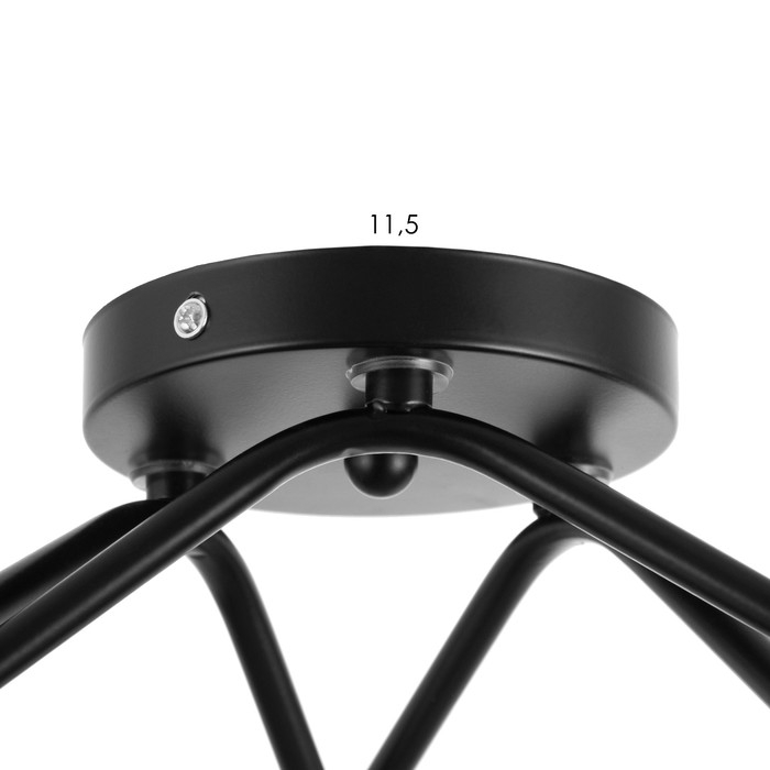 Люстра Люстра "Андис" 6хЕ27 40Вт черный 50х50х18 см