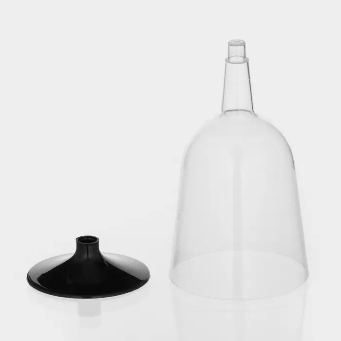 Бокал пластиковый одноразовый для вина «Кристалл», 200 мл, 6 шт/уп, цвет МИКС