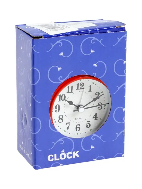 Часы - будильник настольные Часы - будильник настольные "Классика", дискретный ход, 12 х 8.5 см, АА, красные