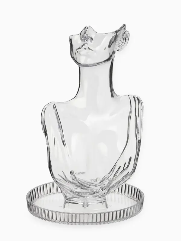 Бюст для украшений, 13&times;21&times;32 см, прозрачный