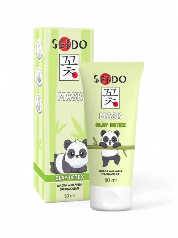 Маска для лица Sendo очищающая, 50 мл