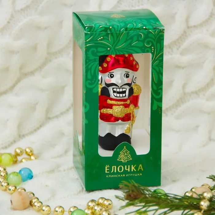 Ёлочная игрушка &laquo;Щелкунчик&raquo; h=11 см