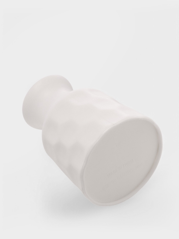 Ваза для цветов Stamping, пластик, 10.3×6.8×14 см, белая Ваза для цветов Stamping, пластик, 10.3×6.8×14 см, белая