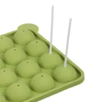 VETTA Форма для выпечки с крышкой 20 ячеек 22,5х18,5см "Кейкпопс", 20 палочек, силикон, 3 цвета