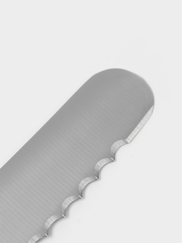 Нож хлебный, лезвие 24.5 см, черная ручка Нож хлебный, лезвие 24.5 см, черная ручка