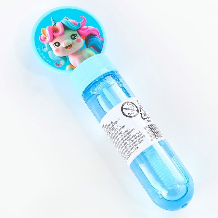 Мыльные пузыри «Единорог», 2,5 х 4,5 х13,5 см, 35 мл, МИКС