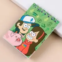 Блокнот А7, 32 листа, на гребне &laquo;Гравити Фолз&raquo;