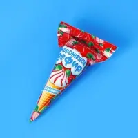 Зефир с начинкой в вафельном рожке «Мороженое», 13 г