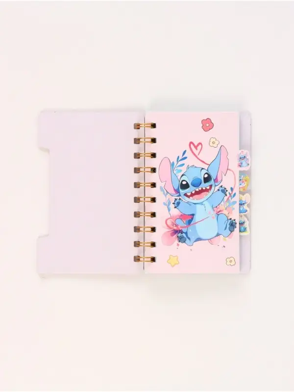 Блокнот с разделителями А6 “Стич”, 65л