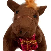 Мягкая игрушка "Лошадка с подарком", 7 см МИКС Мягкая игрушка "Лошадка с подарком", 7 см МИКС