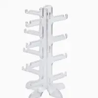 Подставка под очки 4 места, оргстекло, 16&times;14.5&times;25.5 см, прозрачная