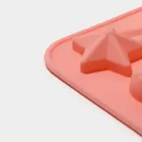 Форма для шоколада Доляна &laquo;Волшебство. Пони&raquo;, силикон, 23&times;16.5&times;2 см, 14 ячеек, розовая