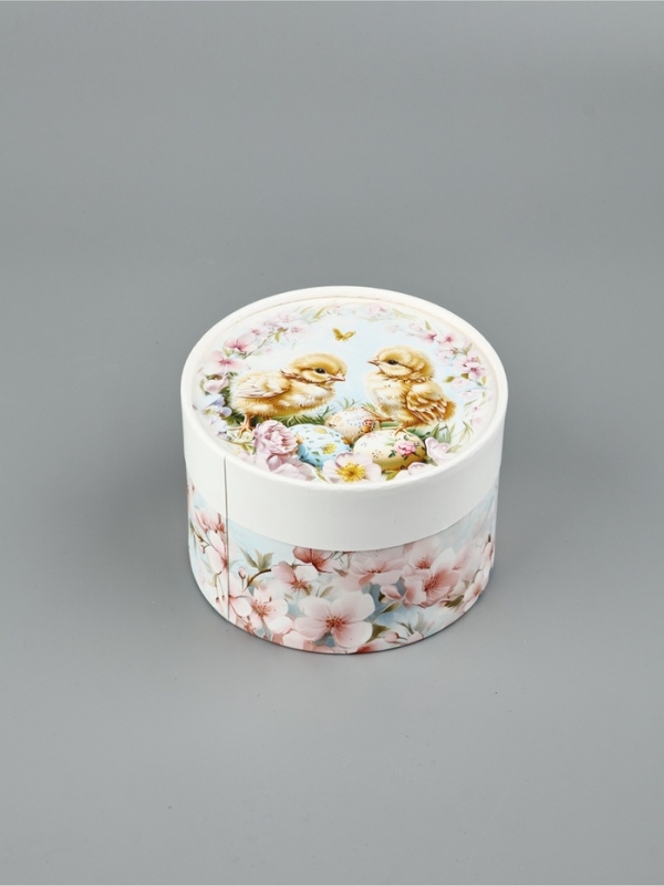 Коробка подарочная «Пасхальные цыплята», 13 х 8.5 см