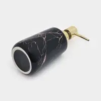 Дозатор для жидкого мыла SAVANNA Lightning, 350 мл, цвет чёрный