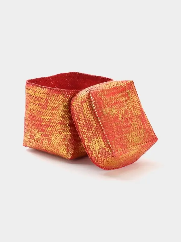 Корзинка плетёная &laquo;Голден&raquo;, 25&times;25&times;30 см, розовая