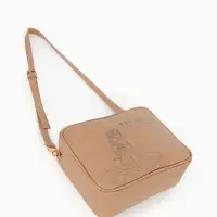 Сумка женская кросс-боди TEXTURA на молнии, 22&times;8&times;17 см, бежевая