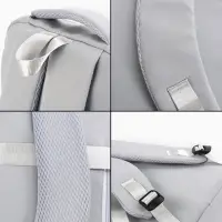 Рюкзак школьный, &laquo;Уставший кот&raquo;, 5 карманов, 2 отделения, 31&times;13.5&times;45 см, серый