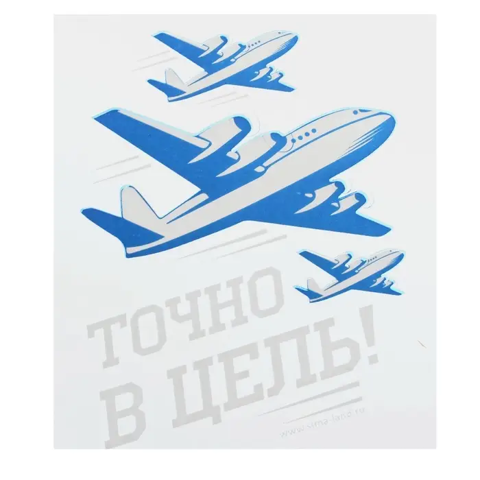 Термонаклейка на одежду &laquo;Точно в цель!&raquo;, 25 шт.