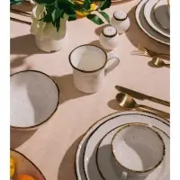 Миска Magistro Alpine Frost, 750 мл, 16.9&times;7.3 см, фарфор, белая