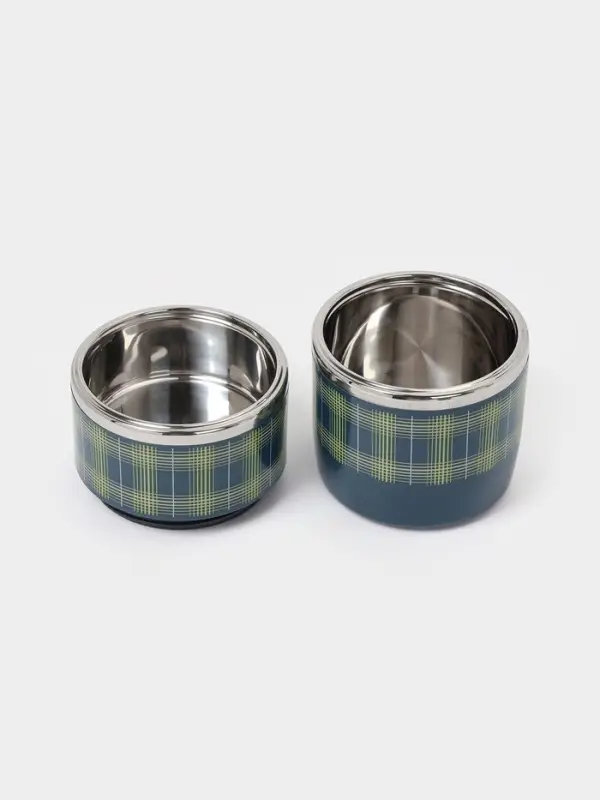 Ланч бокс TAKE IT EASY &laquo;Аланхе&raquo;, 1.08 л, 2 уровня, нержавеющая сталь, синий