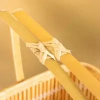 Корзина для пикника 26х26х21 см, бамбук