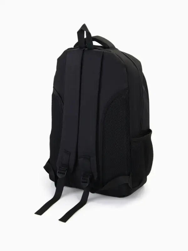 Рюкзак молодёжный, 4 кармана, размер 35&times;18&times;50 см, чёрный