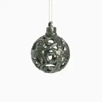 Ёлочные игрушки &laquo;Торжество&raquo;, шары новогодние, d=5 см, 12 шт., зелёный