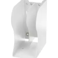 Подставка для книг раздвижная 3 отделения, металл, белая