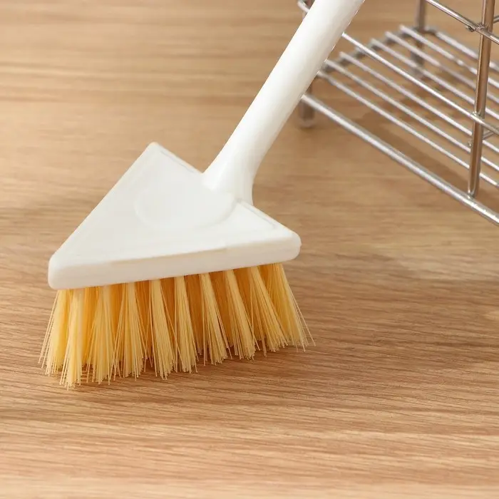 Щётка для посуды Доляна Meli, бамбуковая ручка, треугольная, 26 см Щётка для посуды Доляна Meli, бамбуковая ручка, треугольная, 26 см