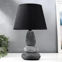 Лампа настольная 16446/1GR E14 40 вт серо-черный 22&times;22&times;34 см RISALUX