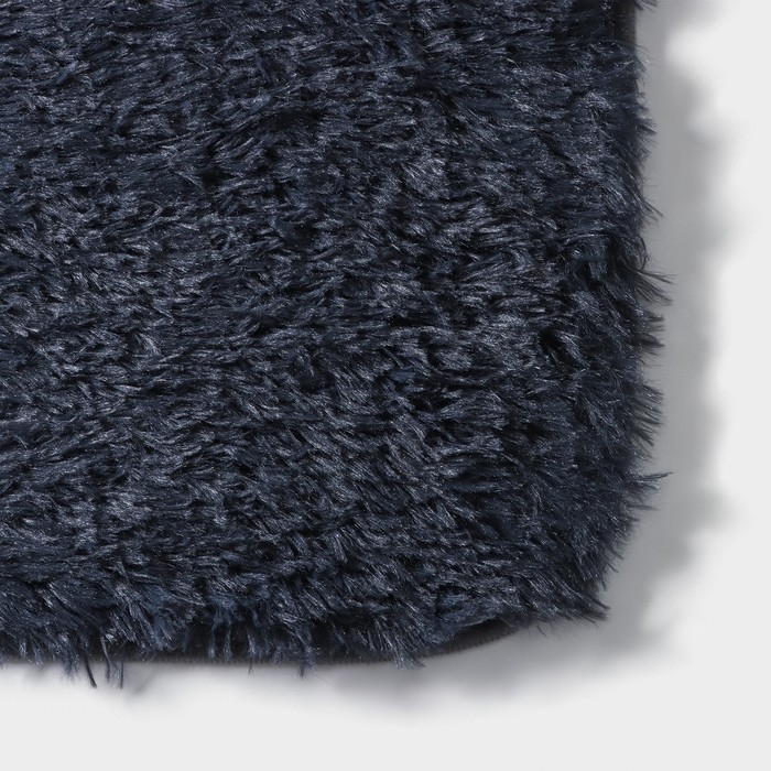 Набор ковриков для ванной и туалета Доляна «Пушистик», 3 шт, 40×44, 40×50, 50×80 см, цвет серый Набор ковриков для ванной и туалета Доляна «Пушистик», 3 шт, 40×44, 40×50, 50×80 см, цвет серый