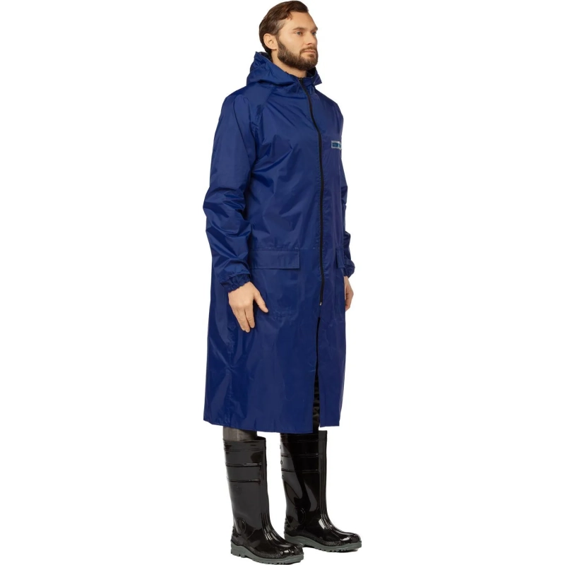 Плащ влагозащитный ПВХ Poseidon син 56-58/182-188