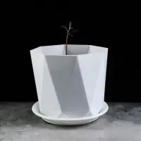 Поддон для горшка, d = 22 см, пластик, цвет мрамор Поддон для горшка, d = 22 см, пластик, цвет мрамор