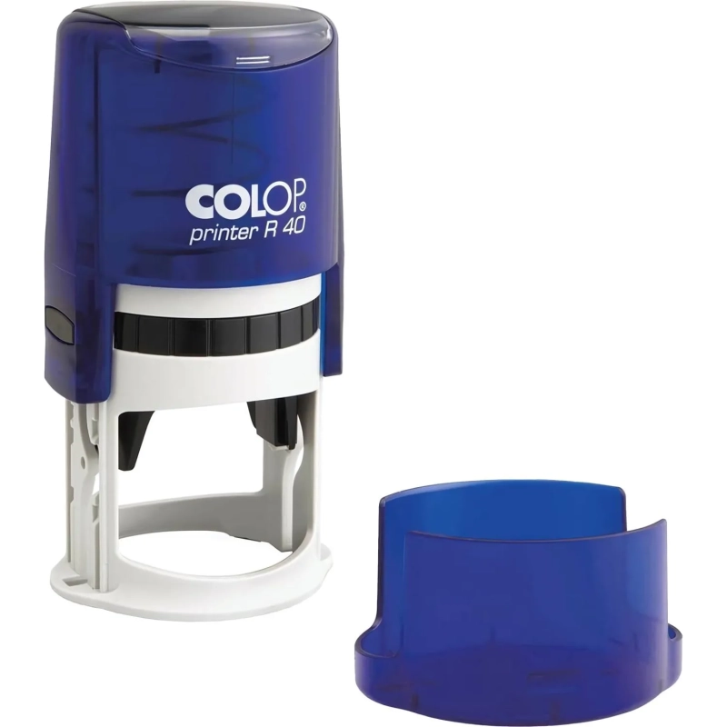 Оснастка для печати круг. с крышкой Pr. R40 индиго ColopАвстрия