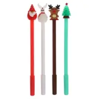 Ручка гелевая-прикол «Дед Мороз/Елка/Олень/Снеговик», МИКС (штрихкод на штуке)