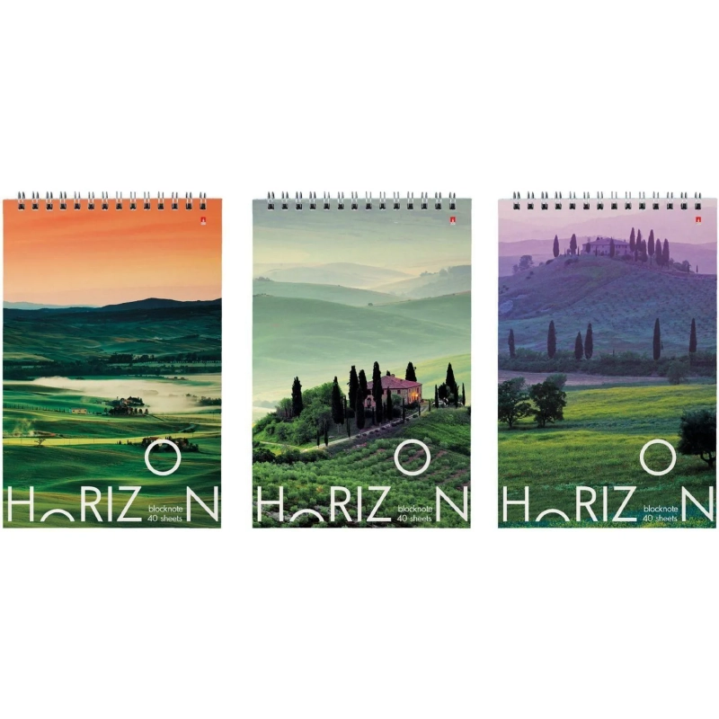 Блокнот А5,40л,клетка,гребень,ПРИРОДА(3-40-053 Д)