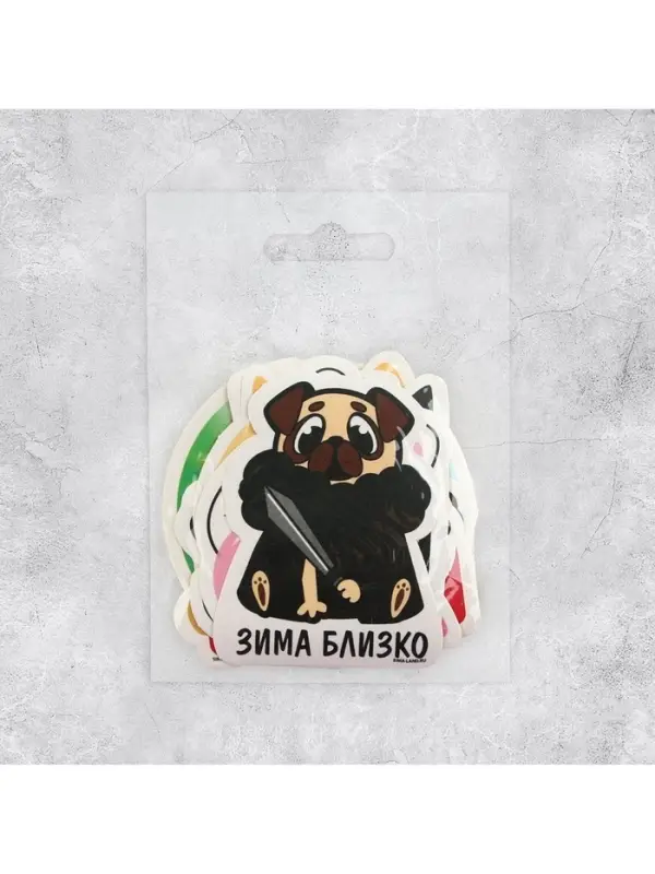 Наклейки-стикеры &laquo;Веселись!&raquo;, 7&times;7 см, набор 10 шт.