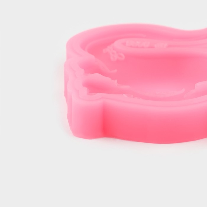 Молд «Динозавр», силикон, 8×8×12 см, цвет розовый Молд «Динозавр», силикон, 8×8×12 см, цвет розовый