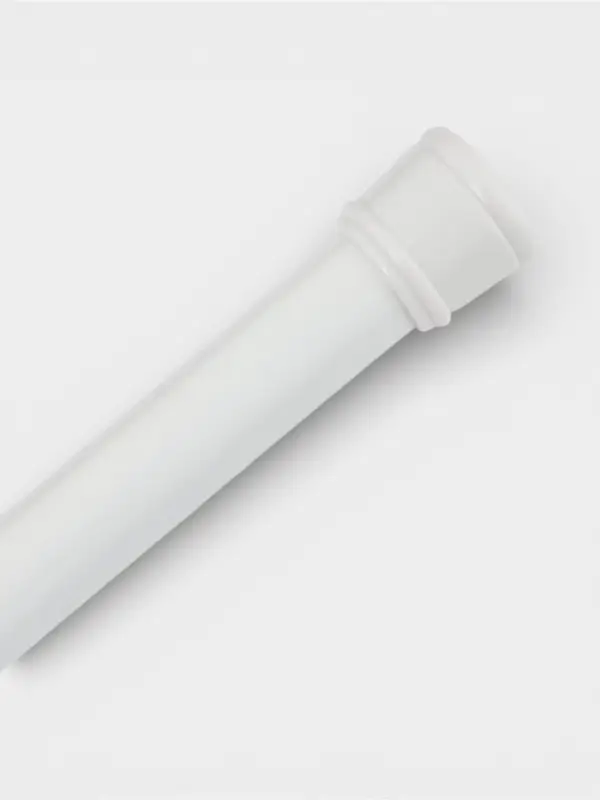 Карниз для ванной &laquo;Доляна&raquo;, телескопический, 110-200 см, стальной, белый