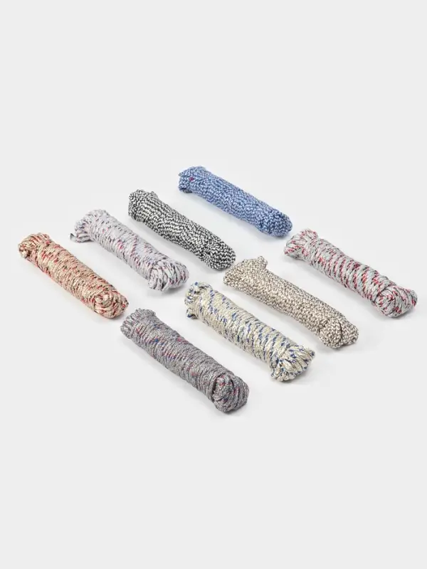 Верёвка бельевая Доляна, d=6 мм, длина 10 м, МИКС