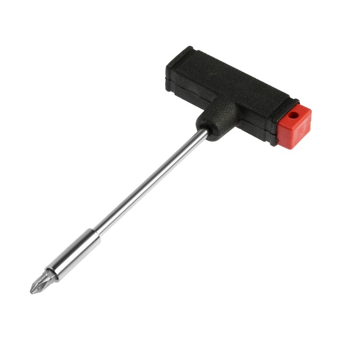 Отвертка с набором бит ЛОМ, Т-образный держатель, 11 предметов Отвертка с набором бит ЛОМ, Т-образный держатель, 11 предметов