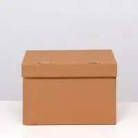 Коробка для хранения "А4", бурая, 32.5&times;23.5&times;23.5 см